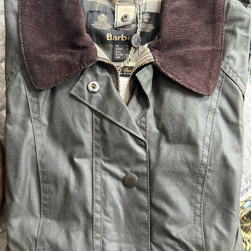 Barbour Women's Dark Green Utility Jacket - Picture 2 of 6
